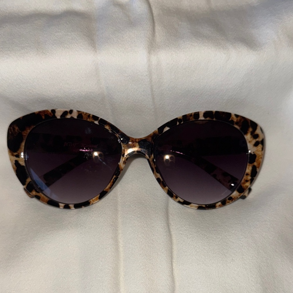 Betsey Johnson Tortoiseshell Cat-Eye Sunglasses